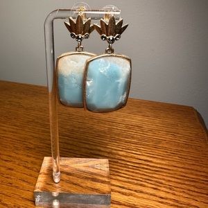 Natural stone earrings